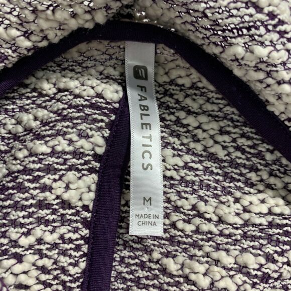 Fabletics Moscow Wrap Womens Size M Open Stitch Cardigan Front Cascade Midi Knit - Picture 9 of 12